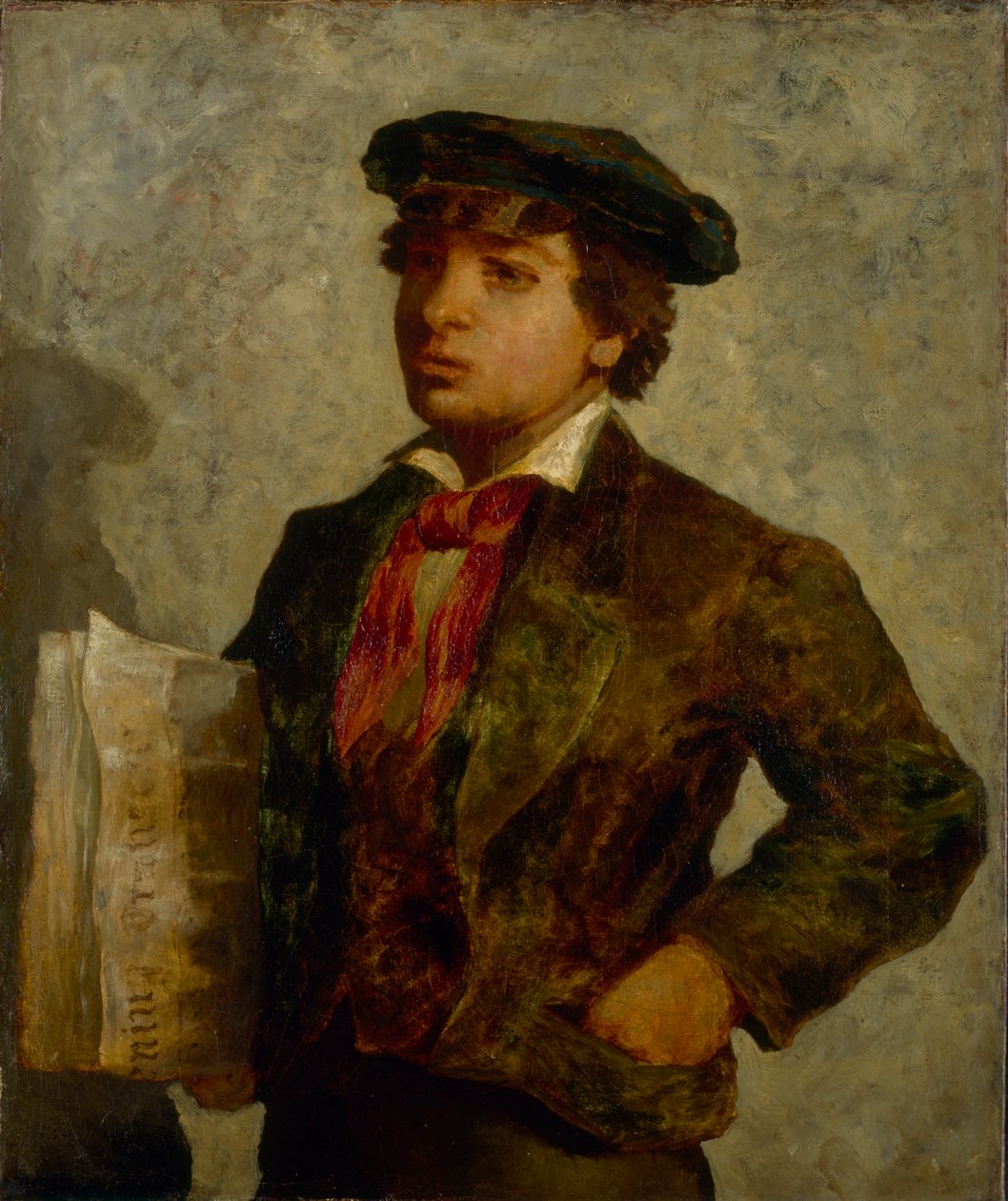 Chlapec z novin, 1869. od Edward Mitchell Bannister
