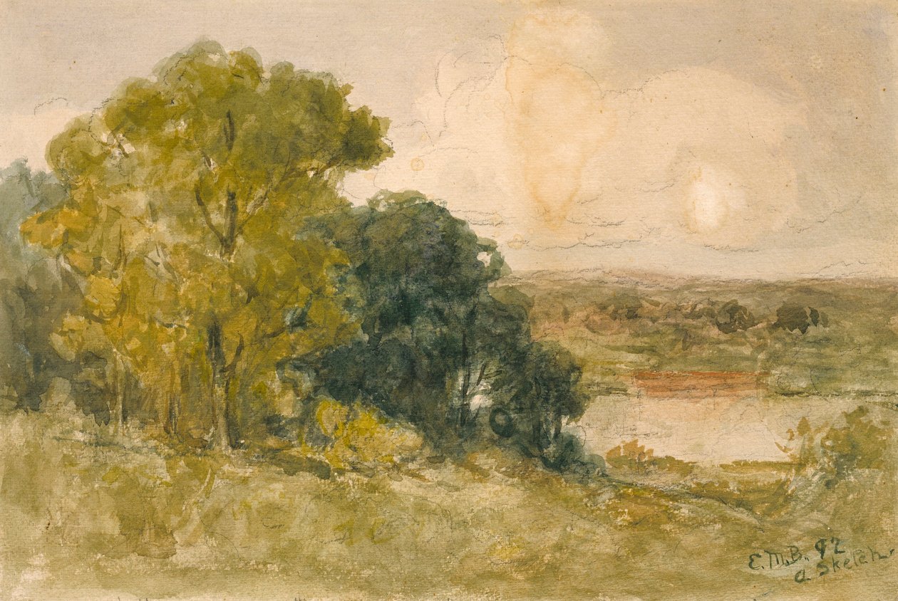 Na řece Seekonk od Edward Mitchell Bannister
