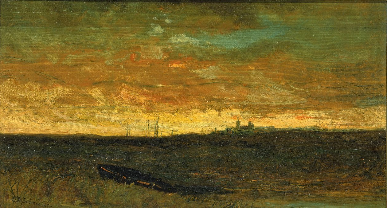 Sunset Scene, ca. 1875-1885. od Edward Mitchell Bannister