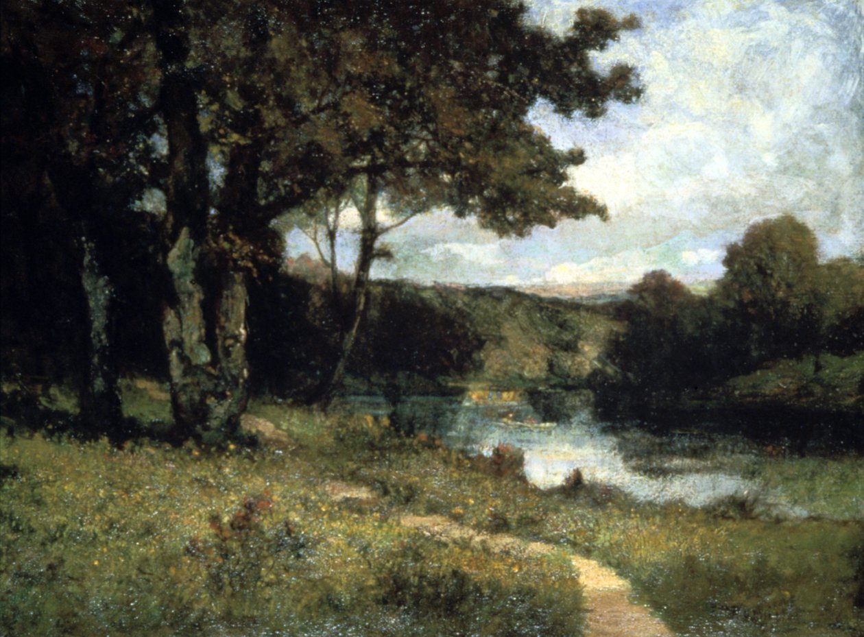 Stromy u řeky, 1891 od Edward Mitchell Bannister