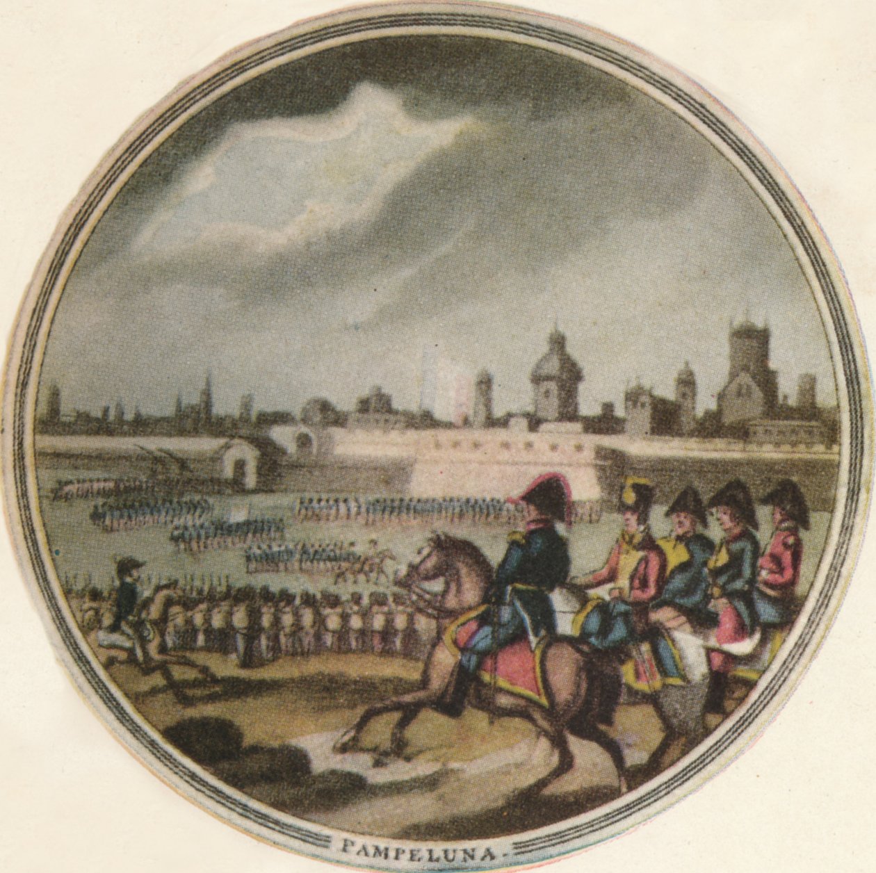 Bitva u Pampeluny, 1815, 1910 od Edward Orme