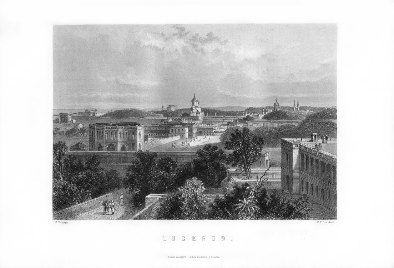 Lucknow, Indie, 1893. od Edward Paxman Brandard