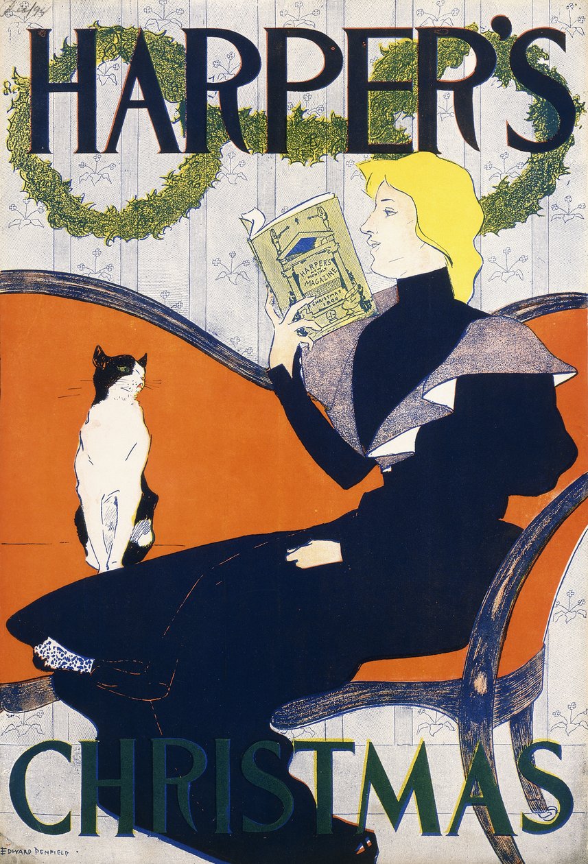 Harperovy Vánoce, 1894 od Edward Penfield