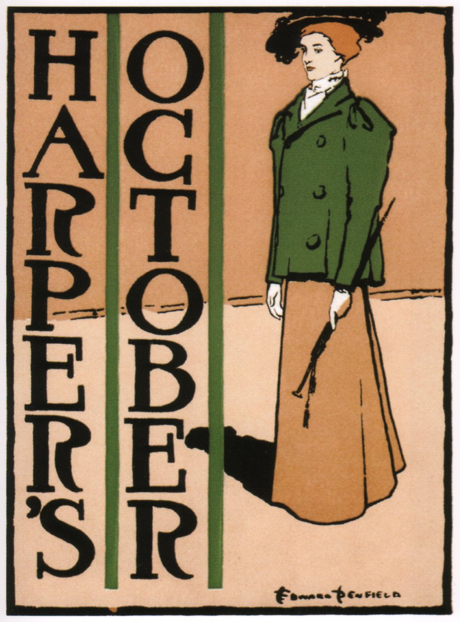 Harpers, říjen 1895 od Edward Penfield