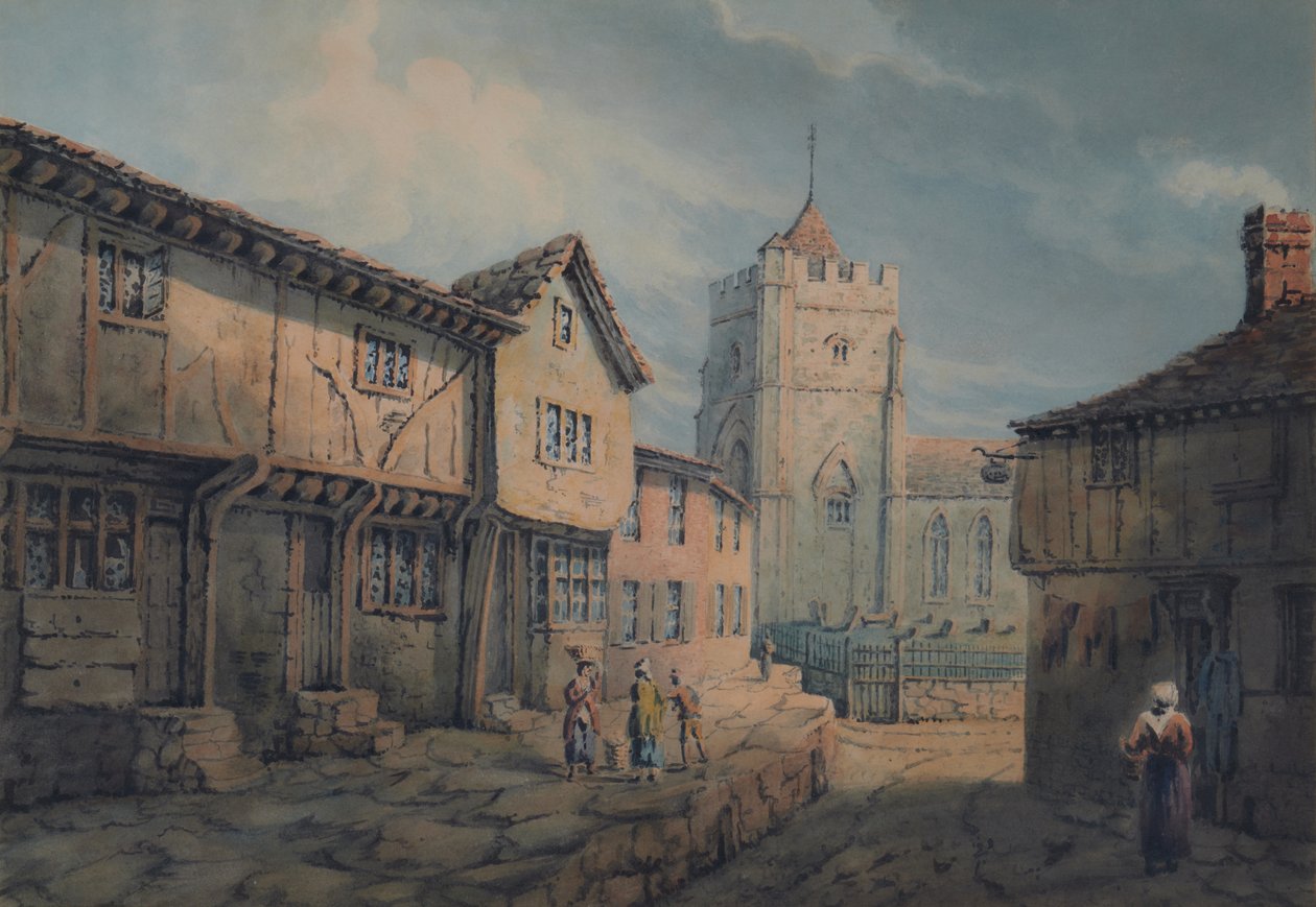 Kostel St. Clements, Hastings od Edward Pretty