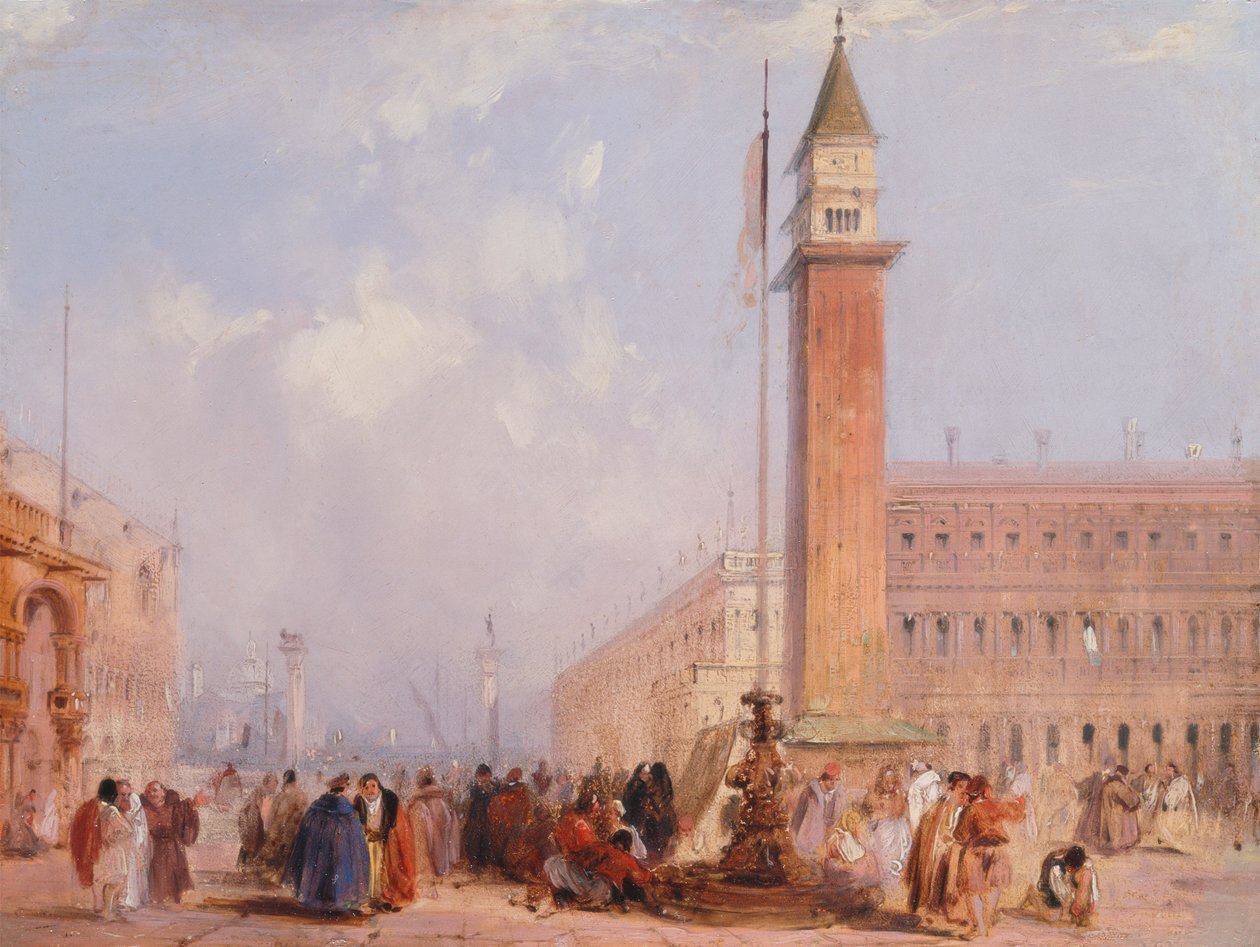 Piazzetta, Benátky od Edward Pritchett