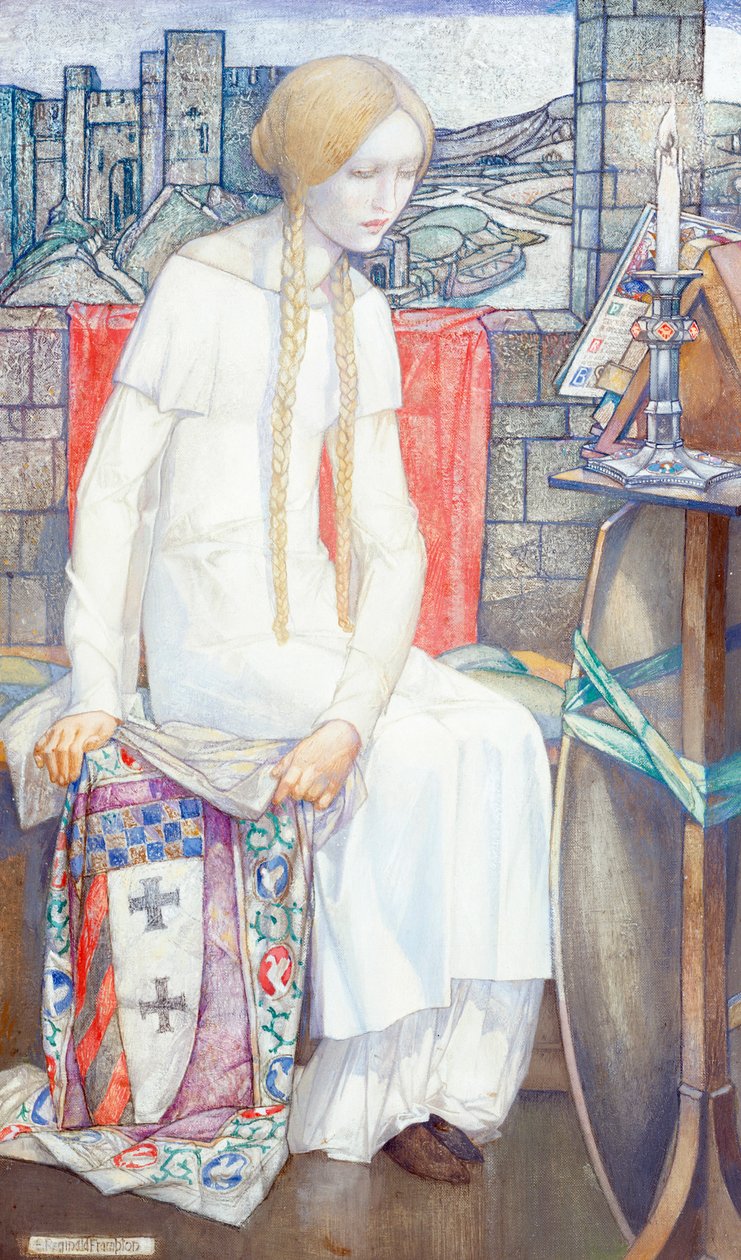 Elaine, 1921 od Edward Reginald Frampton