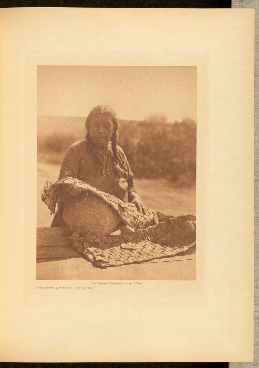 Pletená squash - Wichita od Edward S. Curtis