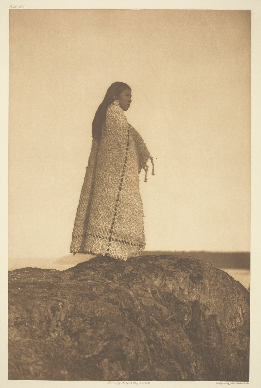 Cowichanská dívka od Edward S. Curtis