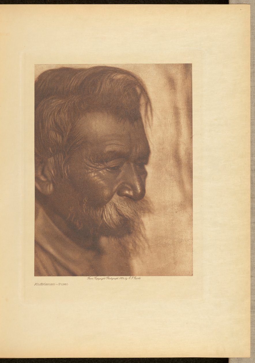 Koshonono - Pomo od Edward S. Curtis