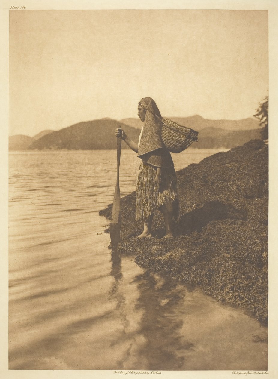 Sběratel mořských řas od Edward S. Curtis
