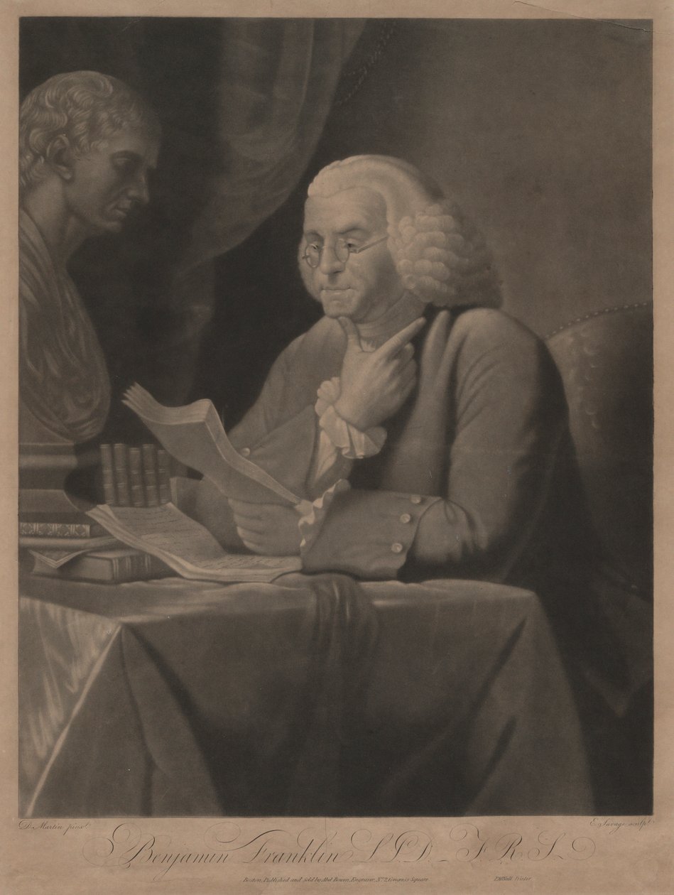 Benjamin Franklin od Edward Savage
