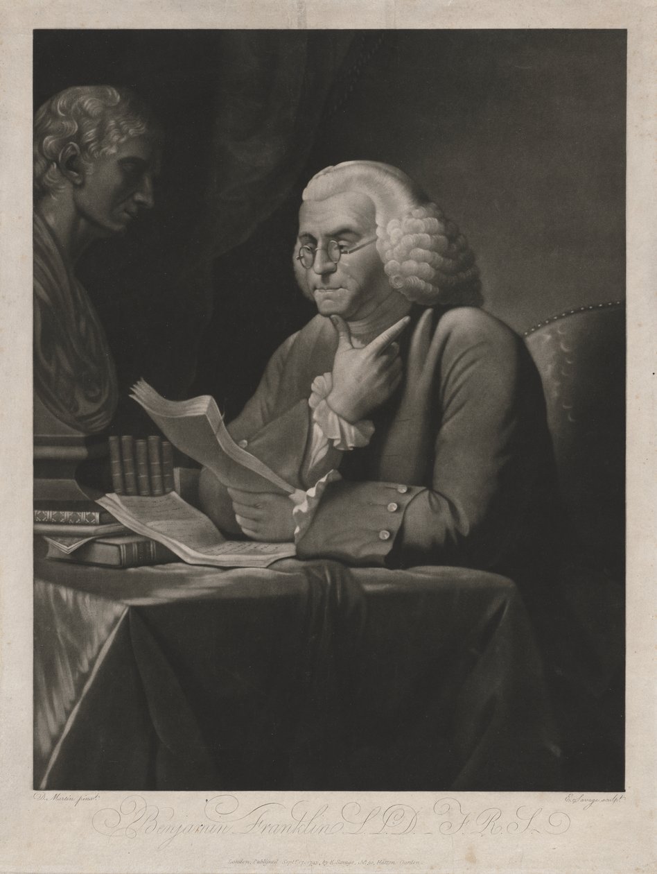 Benjamin Franklin od Edward Savage