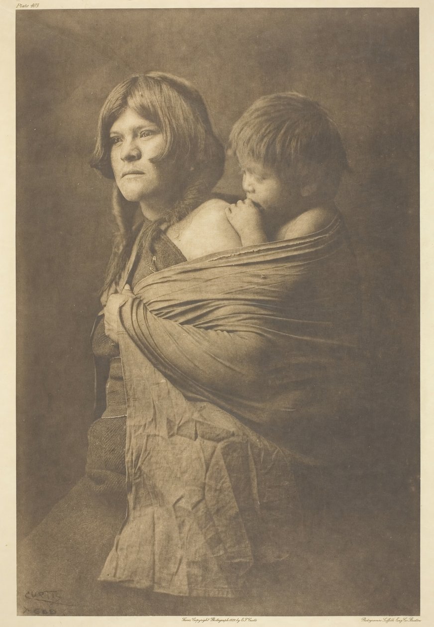 A Hopi Mother, 1921. od Edward Sheriff Curtis