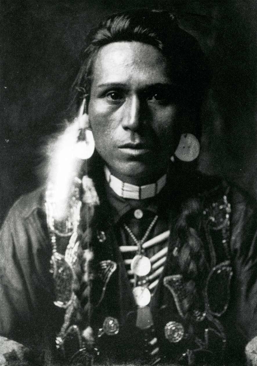 Mladý Yakima od Edward Sheriff Curtis