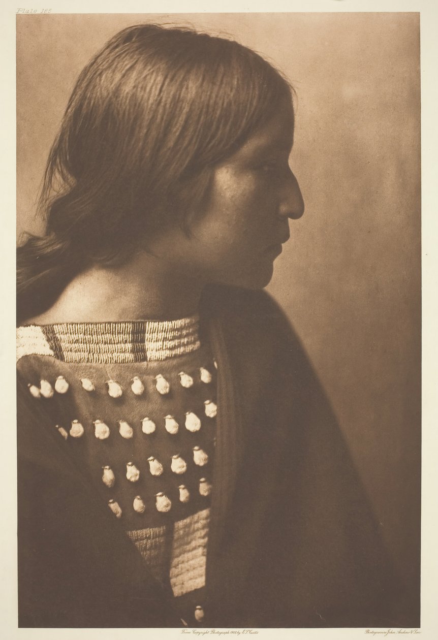Od Ali, dívka, 1908. od Edward Sheriff Curtis