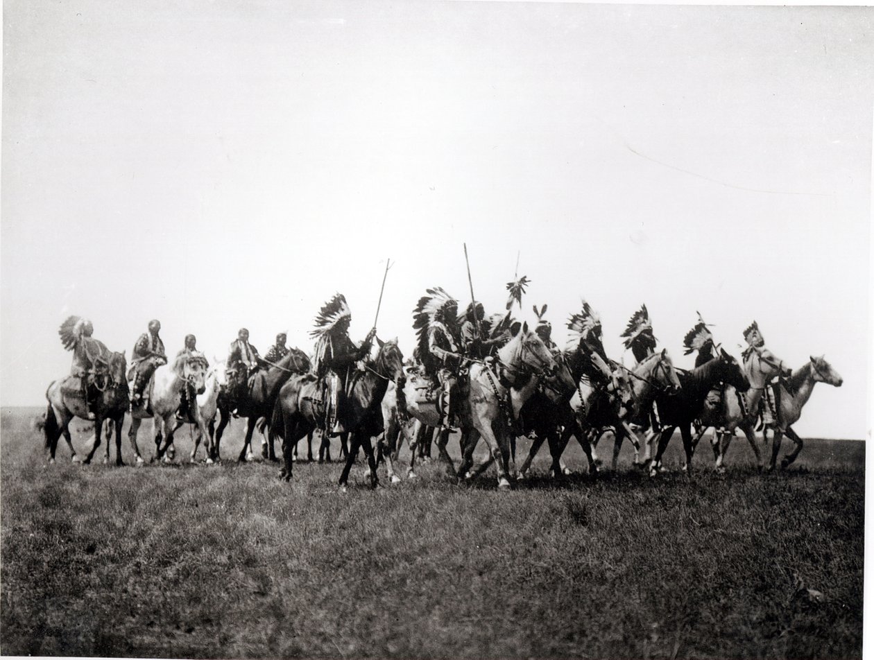Brule War Party od Edward Sheriff Curtis
