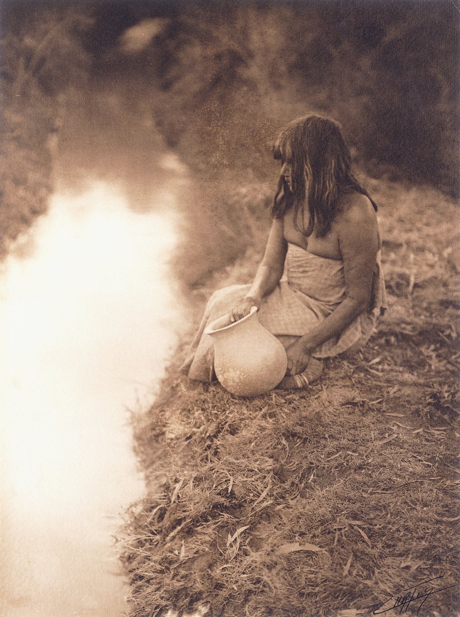 Maricopa žena u proudu od Edward Sheriff Curtis