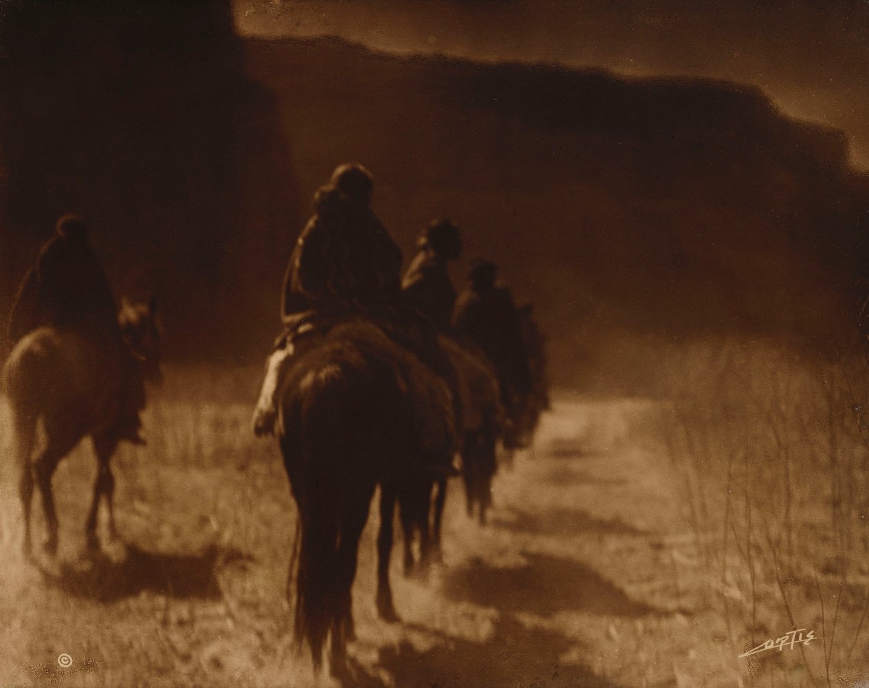 Tha Vanishing: Russ, Navaho od Edward Sheriff Curtis
