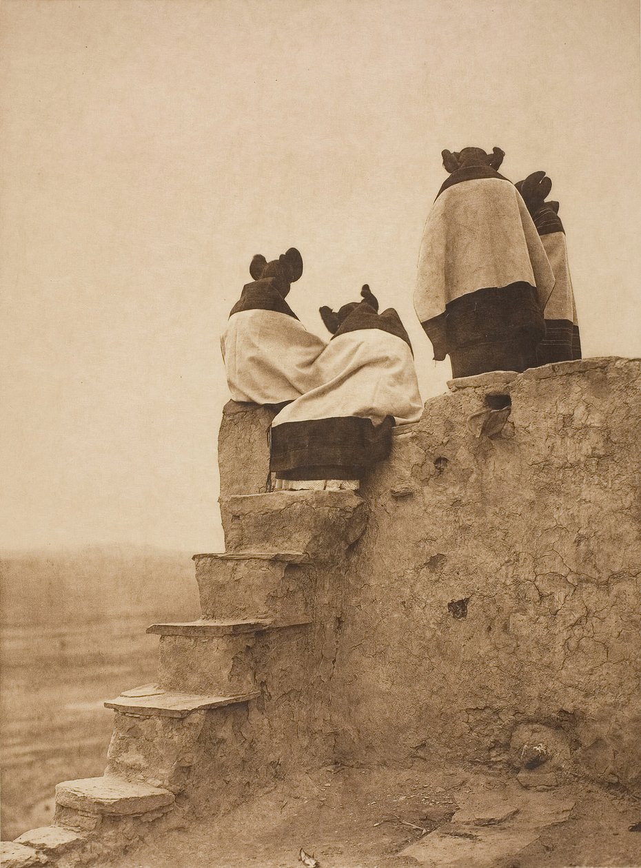 Watching the Dancers, 1906. od Edward Sheriff Curtis