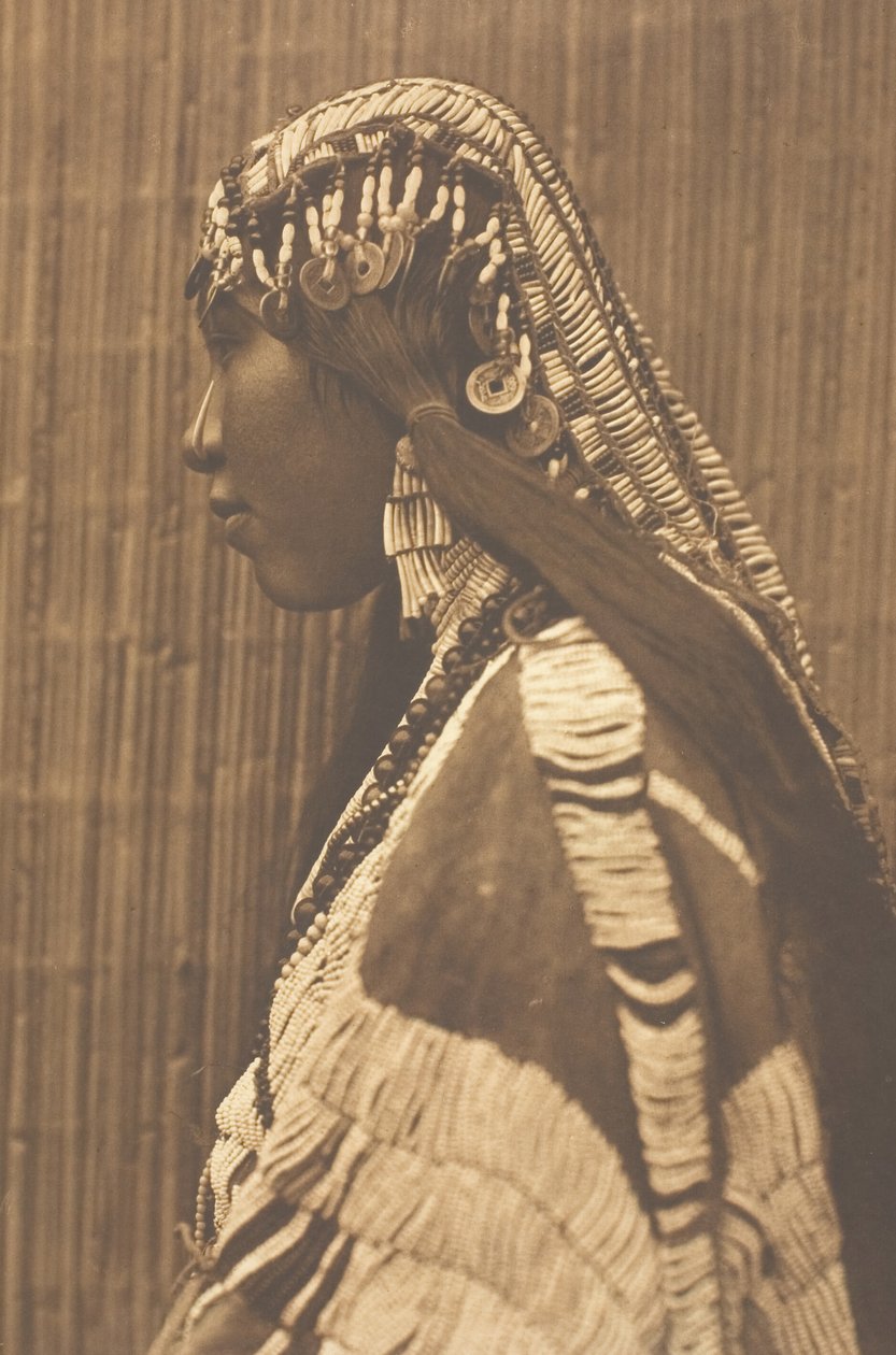 Wishham Girl, Profil, 1910. od Edward Sheriff Curtis