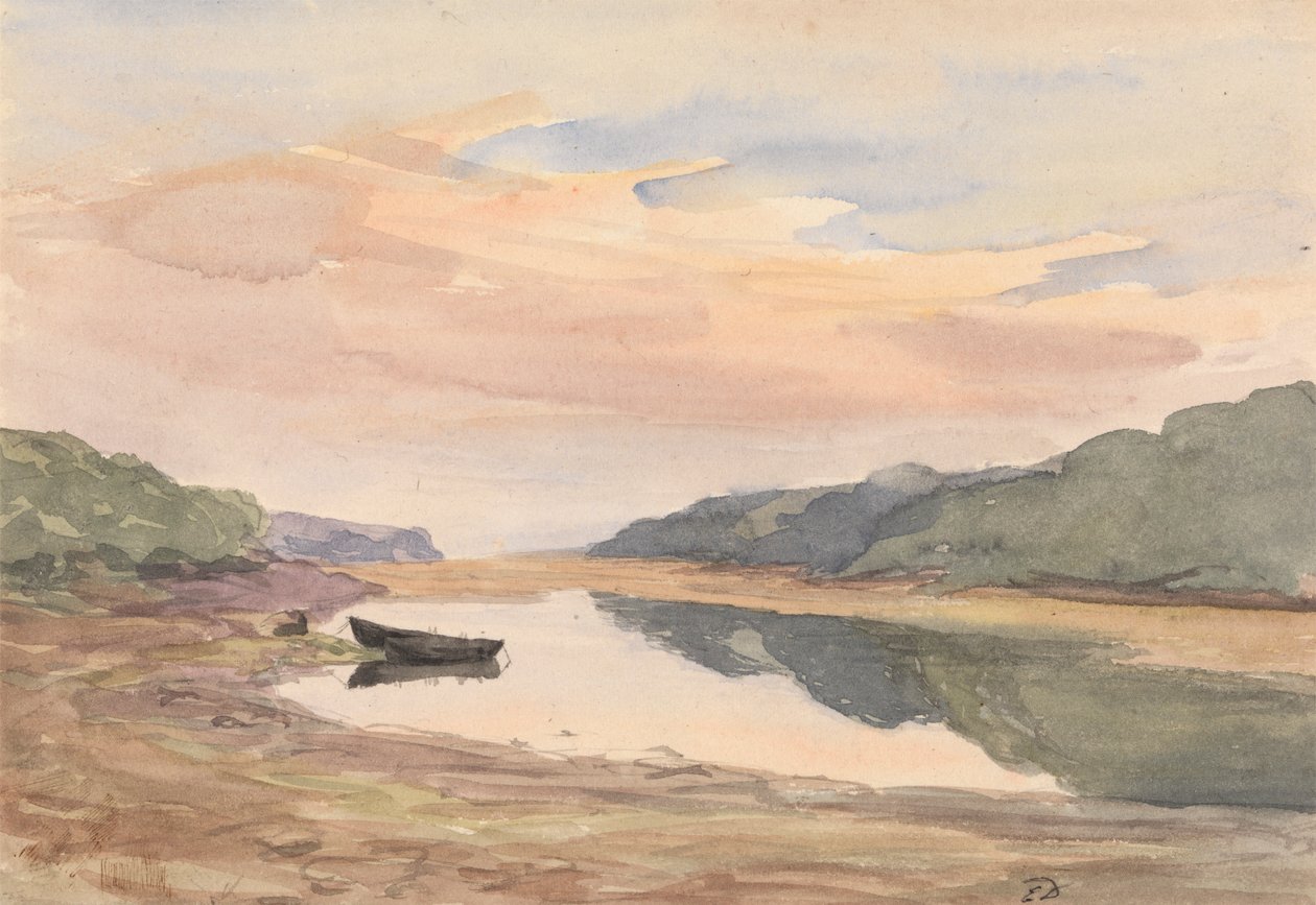 Řeka Erne, Irsko od Edward Thompson Davis
