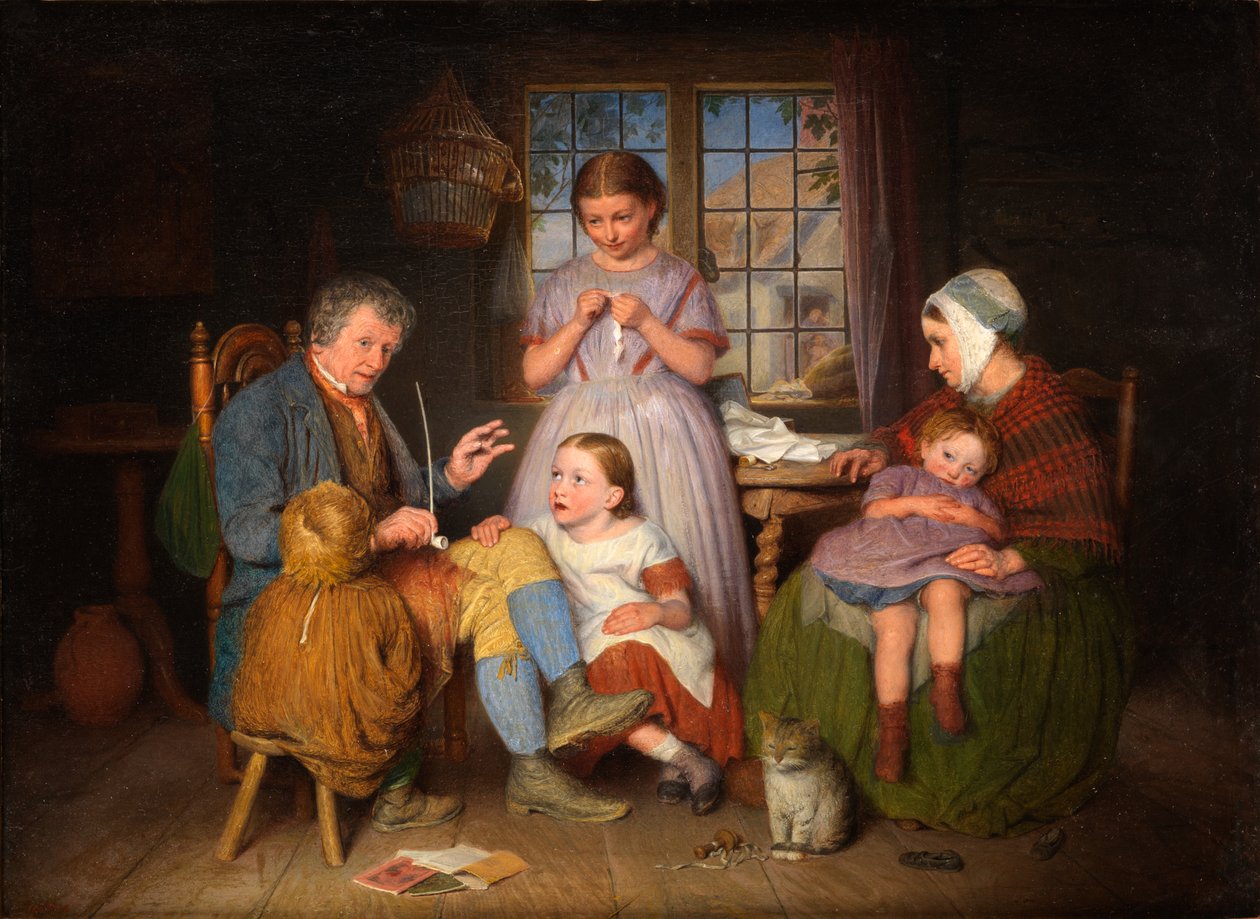 Telling a Tale, 1860 od Edward Thompson Davis