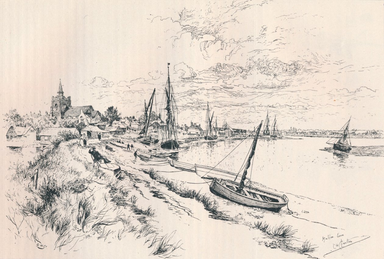 Maldon, Essex, c1879-1898, 1898 od Edward William Charlton