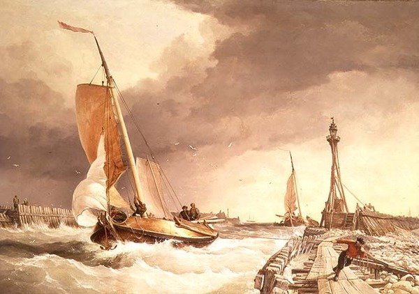Přímořská krajina od Edward William Cooke
