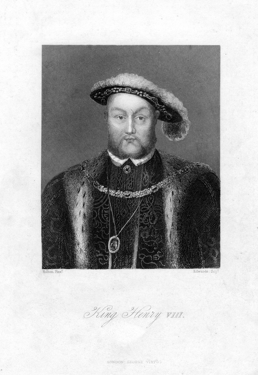 Anglický Jindřich VIII., 1491-1547. od Edwards