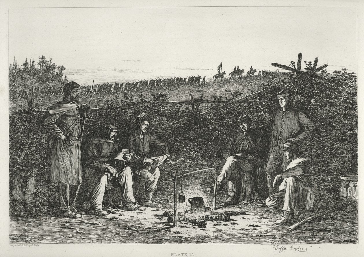 Chladiče kávy od Edwin Austin Forbes