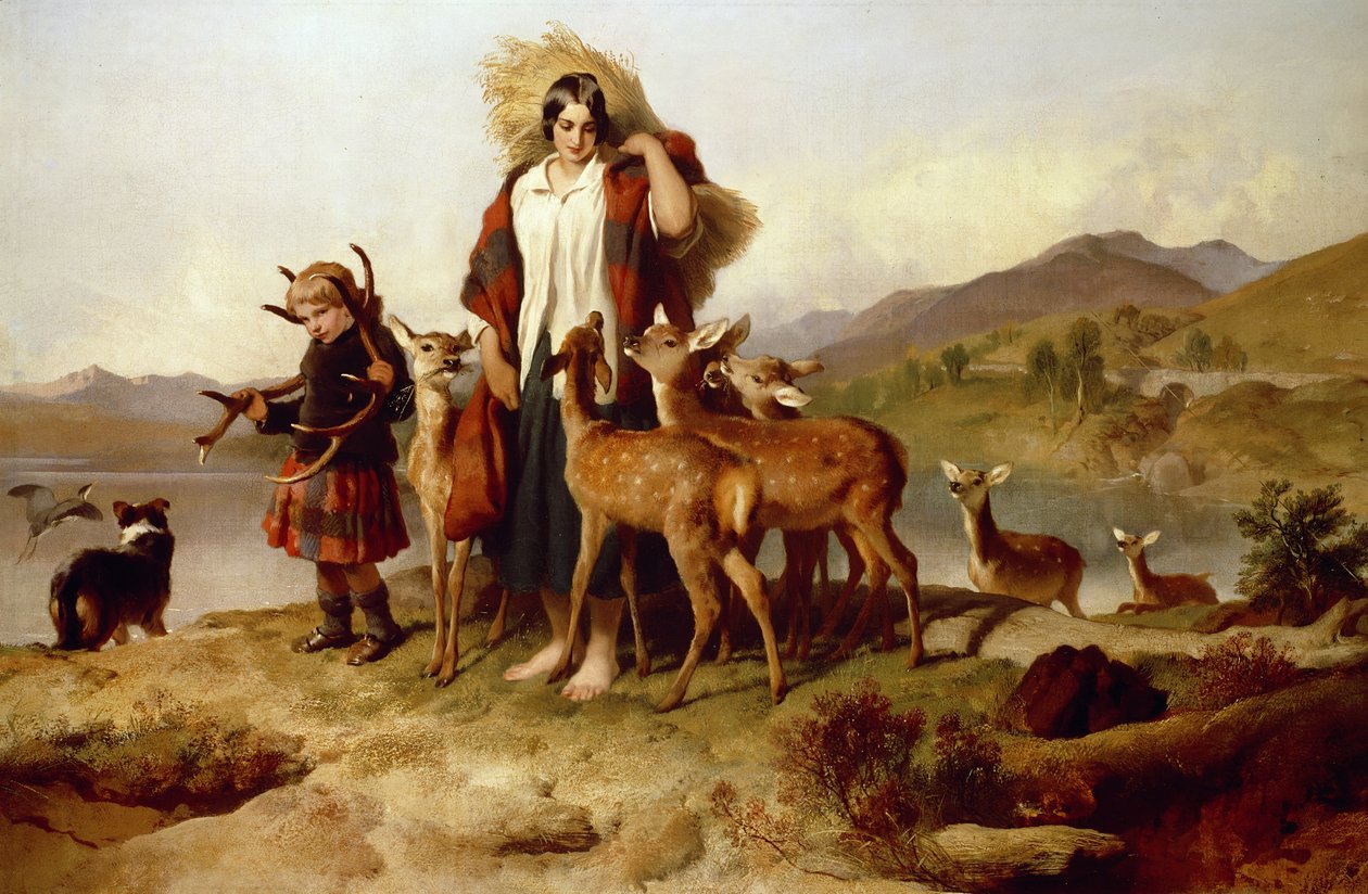 Lesníkova rodina od Edwin Landseer