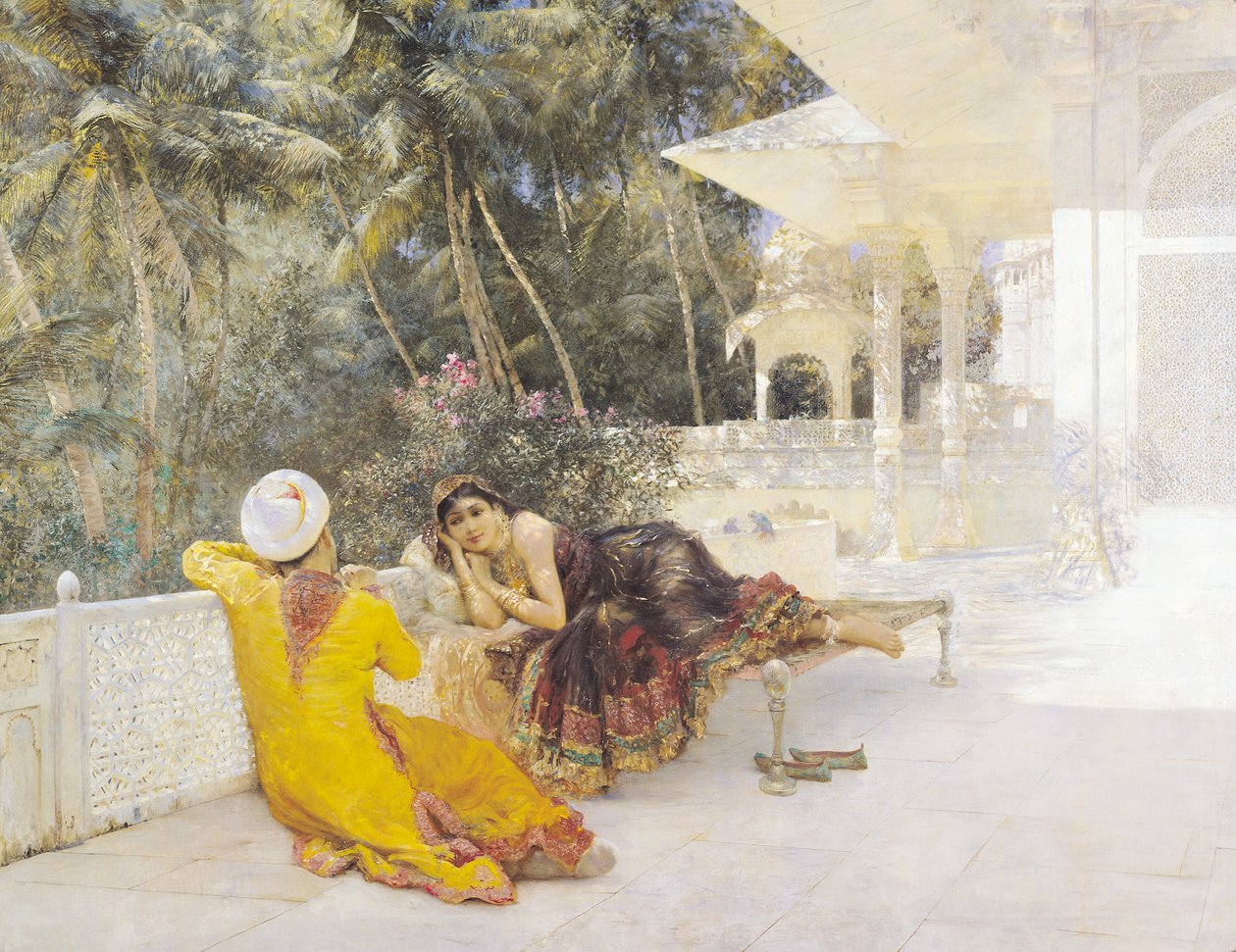 Princezna z Bengálska, kolem roku 1889 od Edwin Lord Weeks