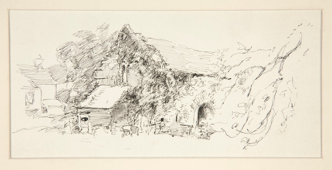 Architektonická studie od Edwin Austin Abbey