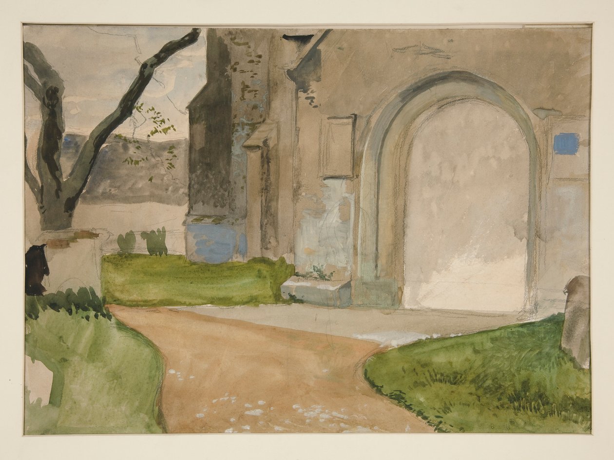 Architektonická studie od Edwin Austin Abbey