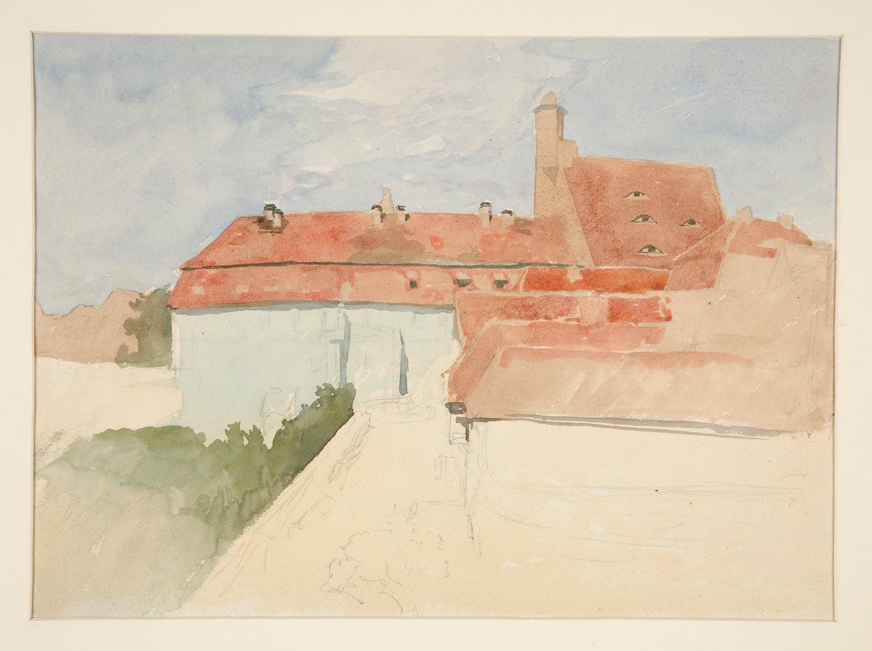 Architektonická studie od Edwin Austin Abbey