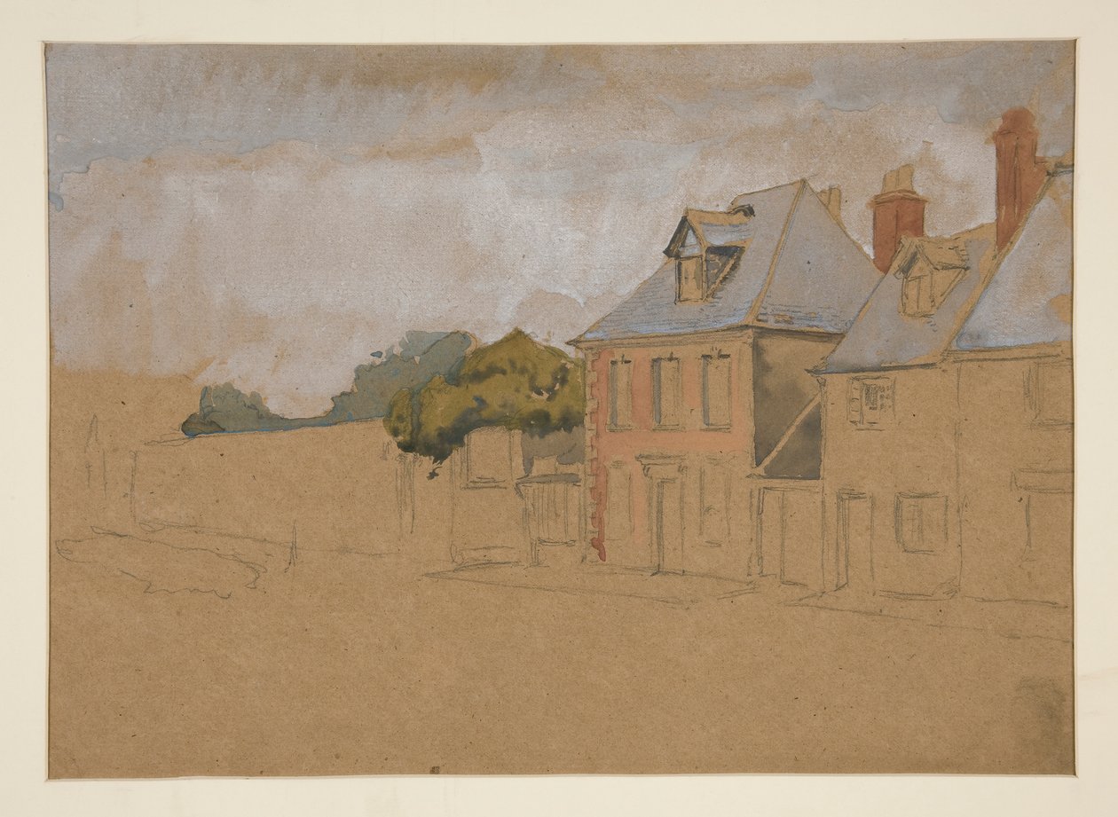 Architektonická studie od Edwin Austin Abbey