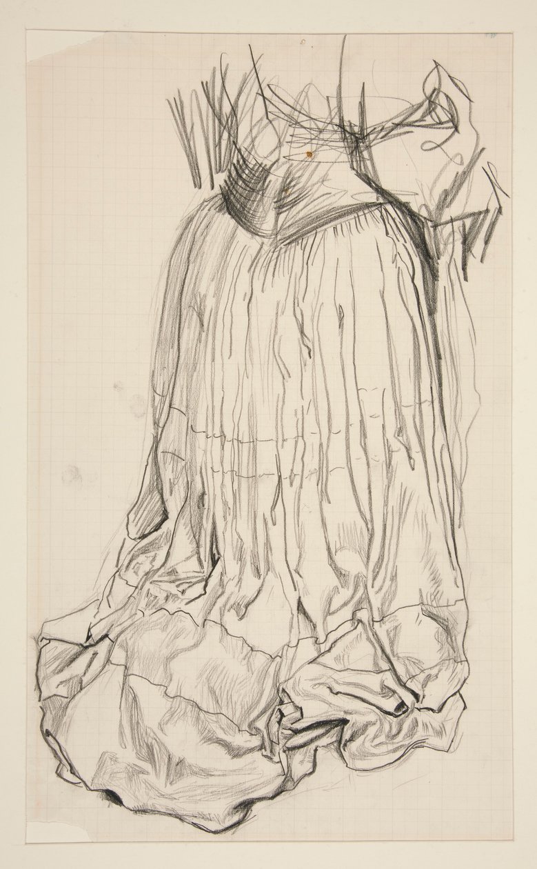Studie soukenictví pro od Edwin Austin Abbey