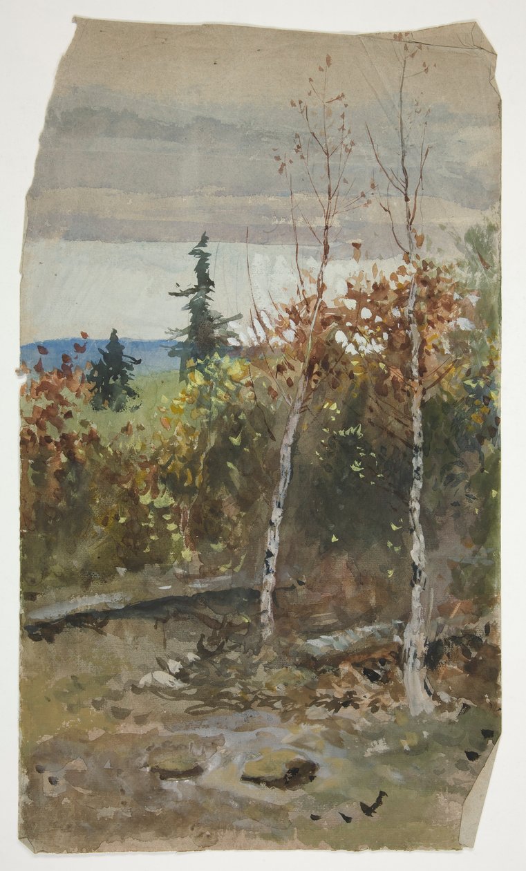 Podzimní krajina od Edwin Austin Abbey