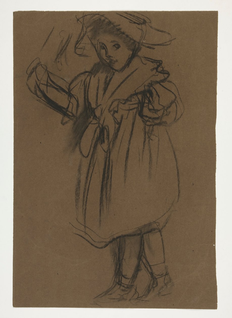 Figurální studie pro od Edwin Austin Abbey