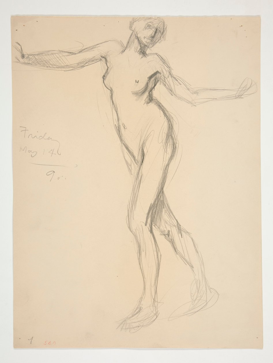 Figurální studie pro od Edwin Austin Abbey