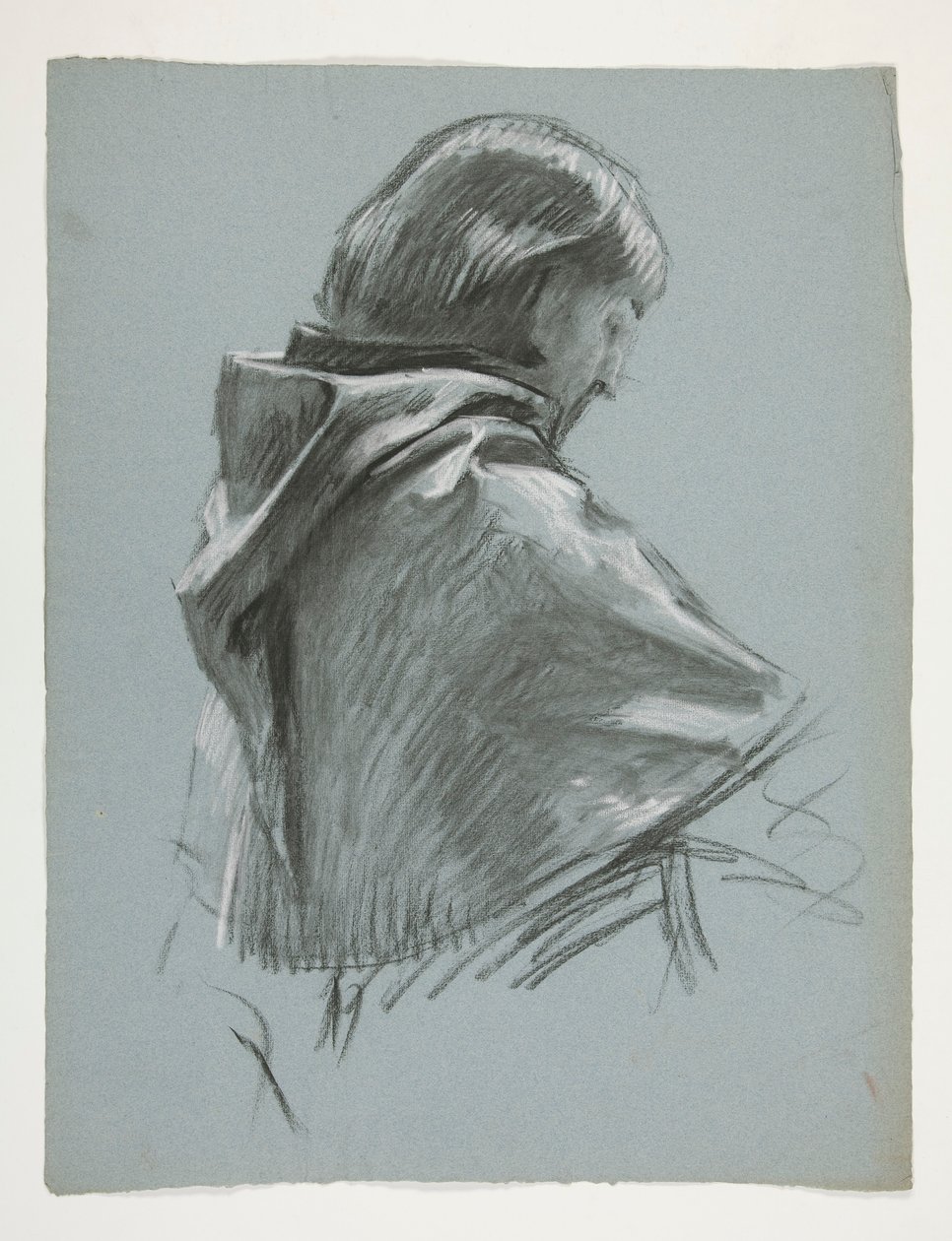 Figurální studie pro krále Artuše od Edwin Austin Abbey