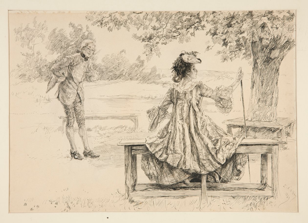 Ilustrace pro od Edwin Austin Abbey
