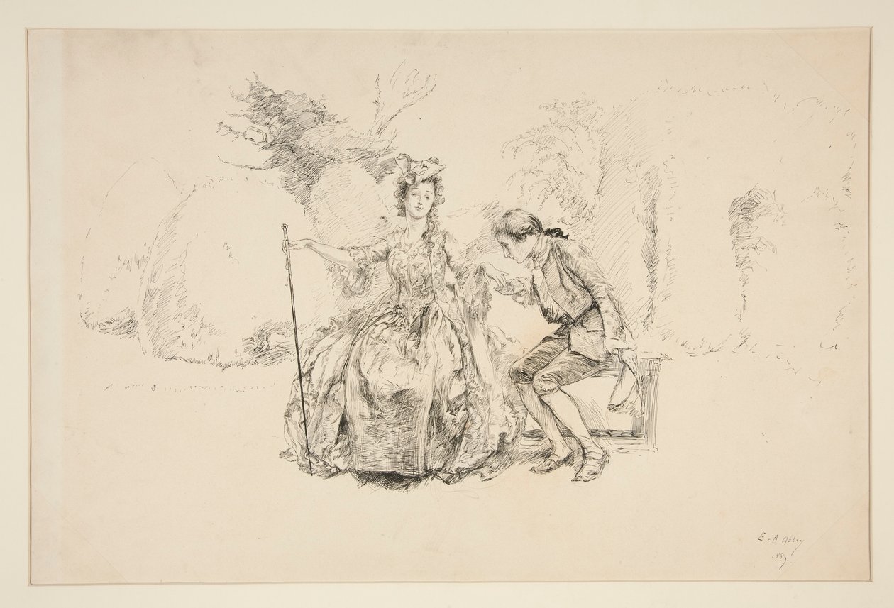 Ilustrace pro od Edwin Austin Abbey