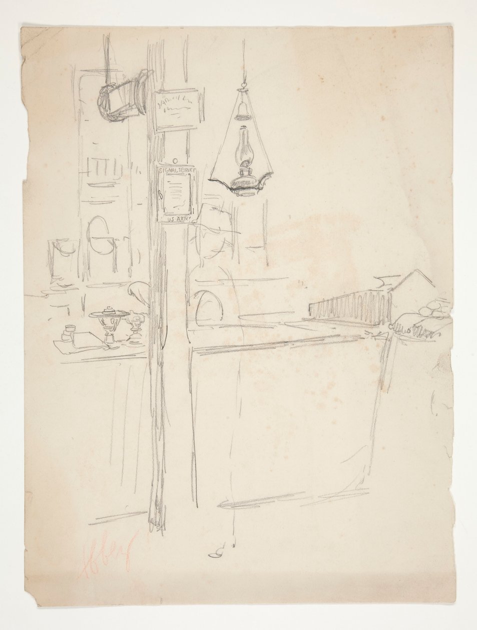 Vnitřní studie od Edwin Austin Abbey