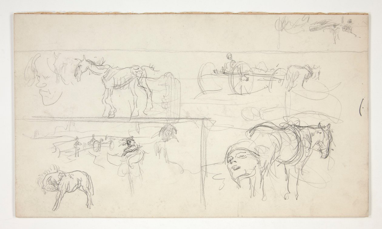 List náčrtů od Edwin Austin Abbey
