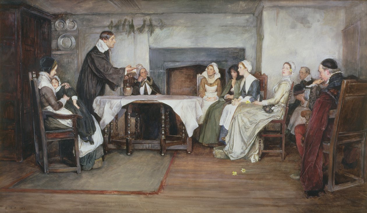 Kamenná půda, 1884 od Edwin Austin Abbey