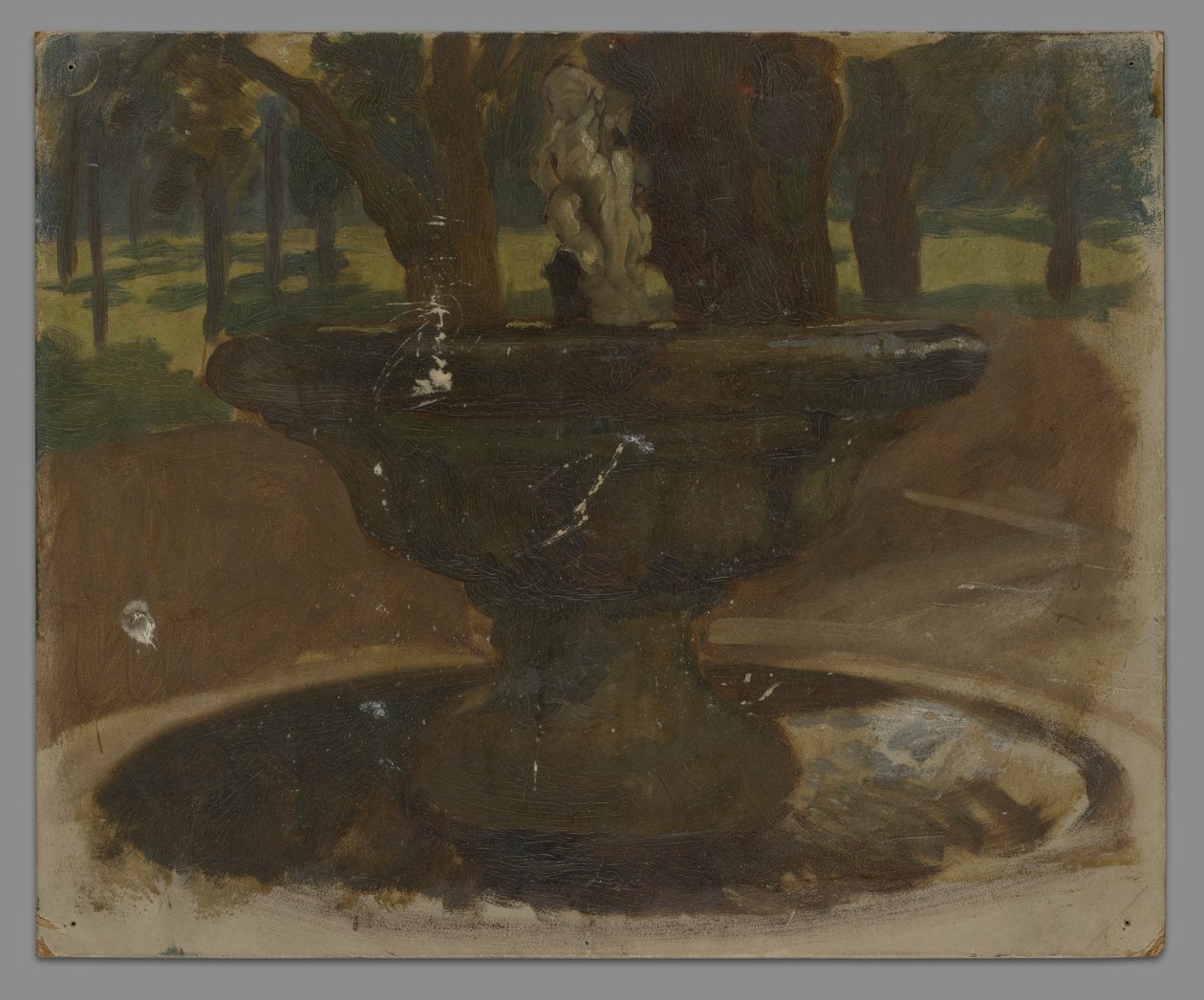 Studie fontány od Edwin Austin Abbey