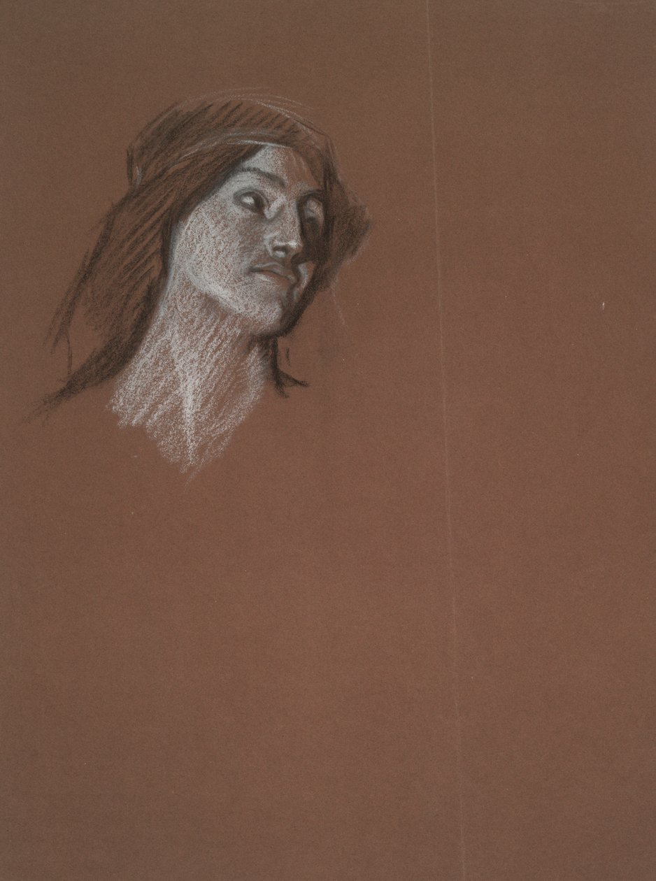 Studium ženy od Edwin Austin Abbey