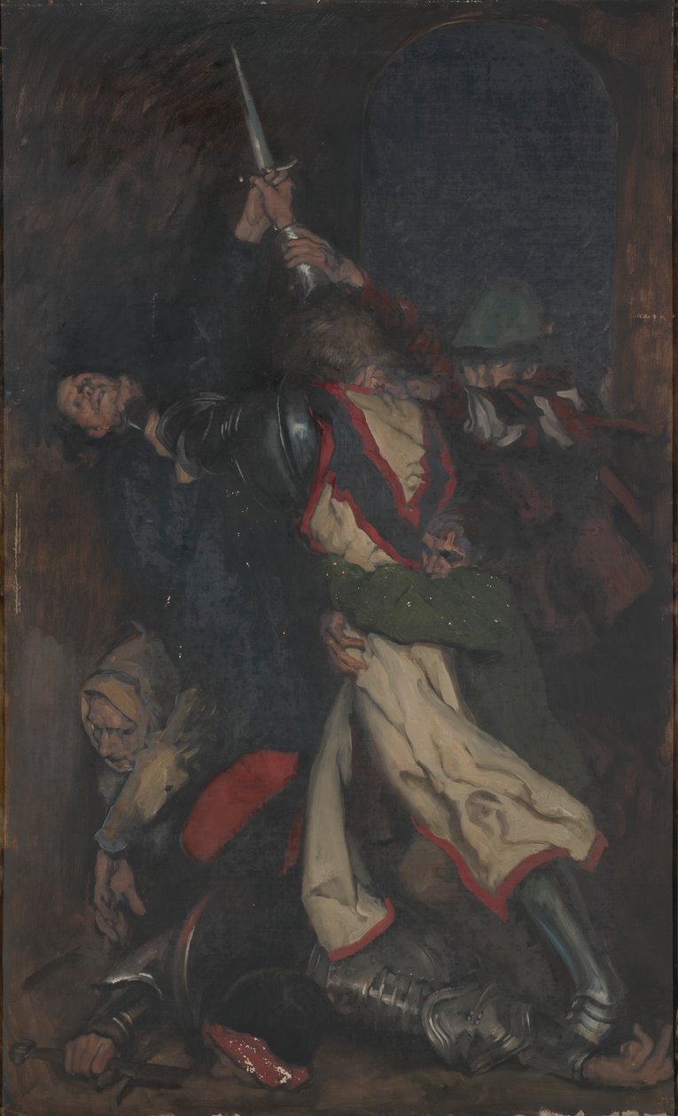 Panoš nízkého stupně od Edwin Austin Abbey